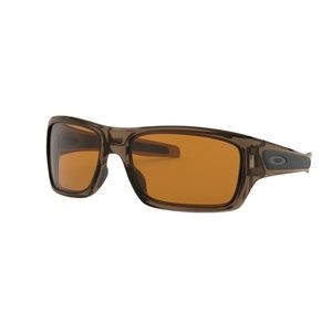 Oakley Turbine Brown Smoke Dark Bronze Sunglasses